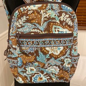 Vera Bradley Retired Java Blue Mini Backpack!